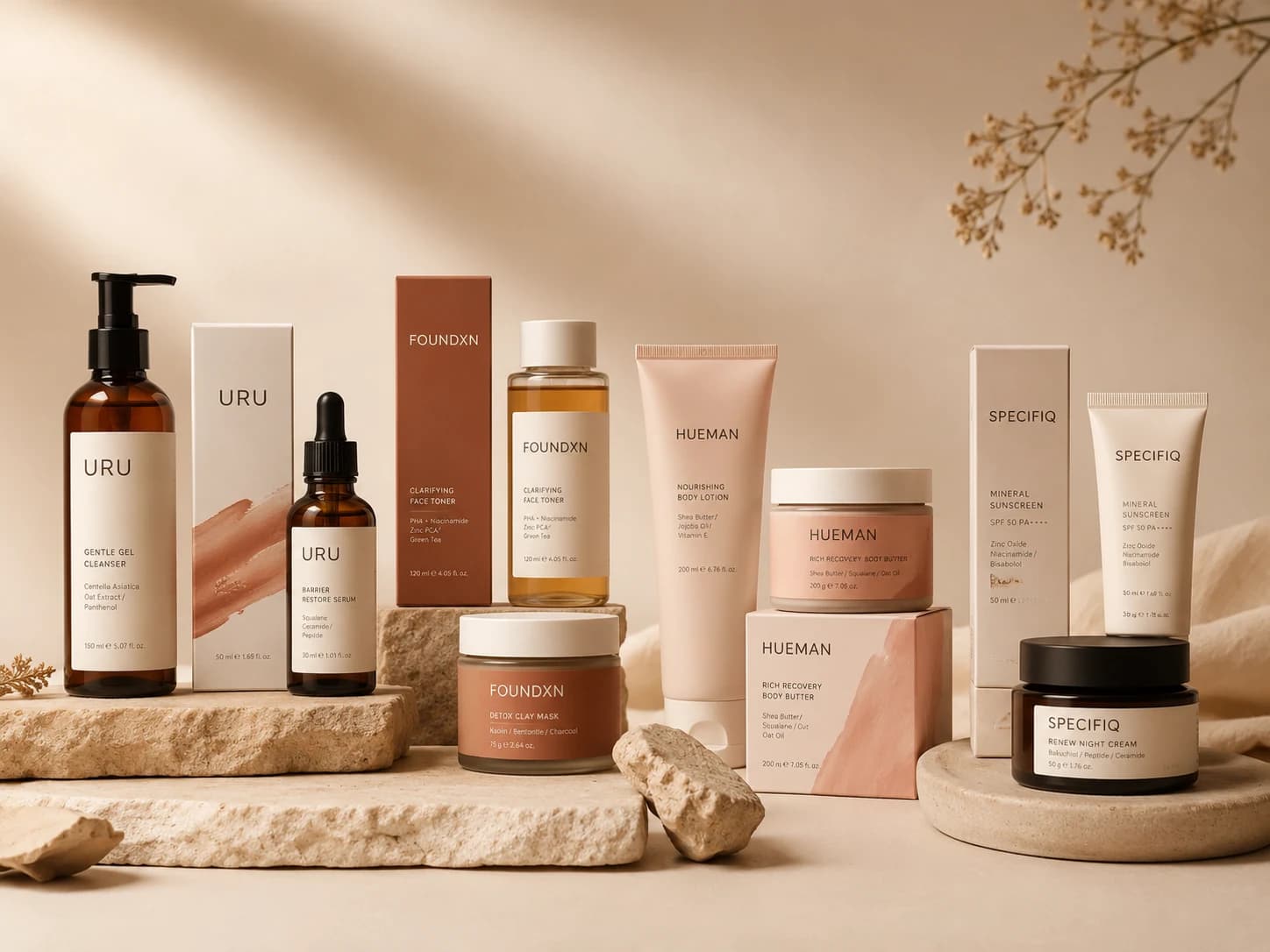 Finished products from the OUI Life owned portfolio