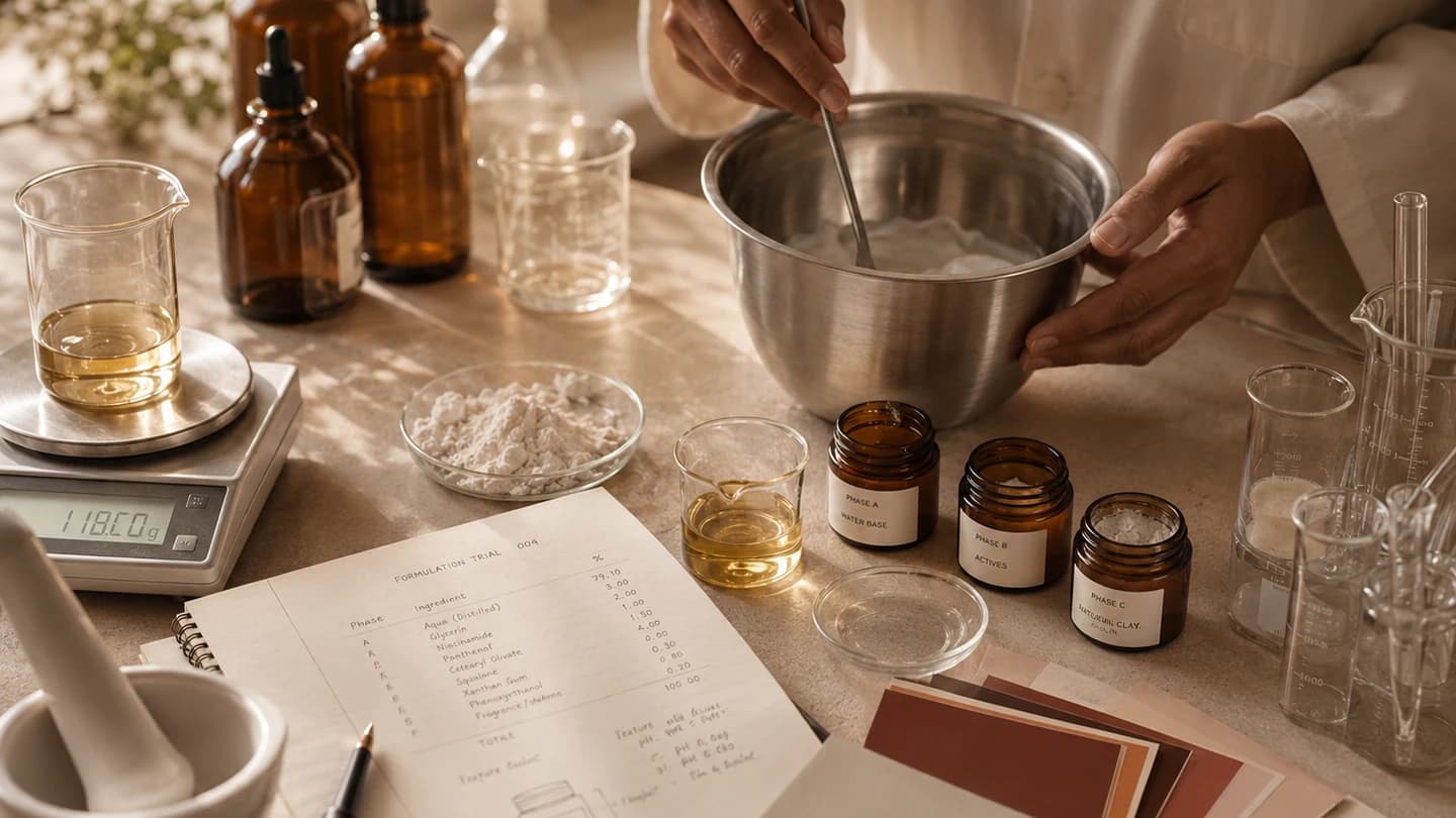 Formulation work in progress at the OUI Life facility